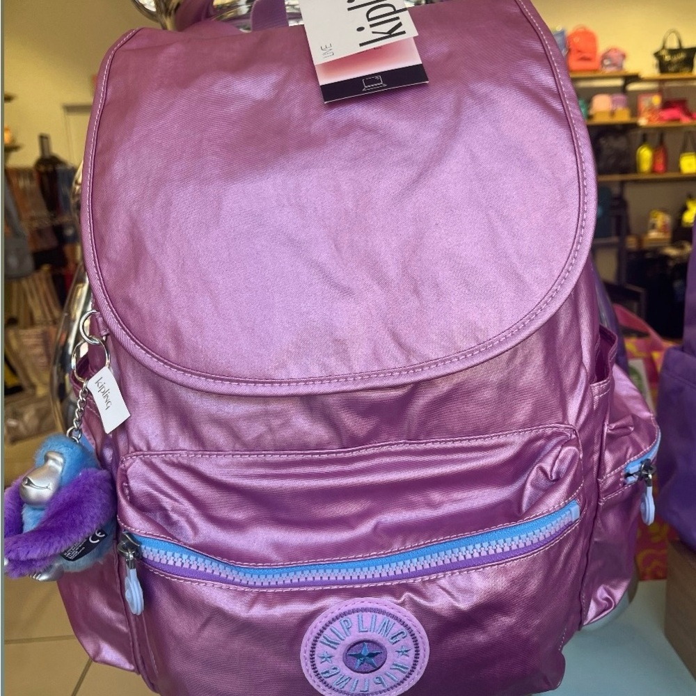 Kipling rainbow backpackck Ezra